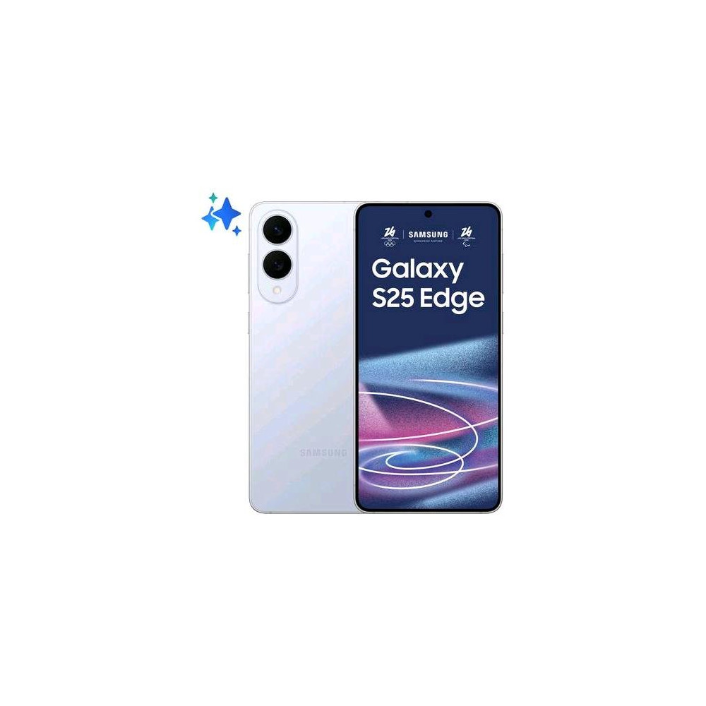 SAMSUNG S937 GALAXY S25 EDGE 5G DUAL SIM 6.7" OCTA CORE 512GB RAM 12GB VODAFONE ITALIA TITANIUM ICYBLUE