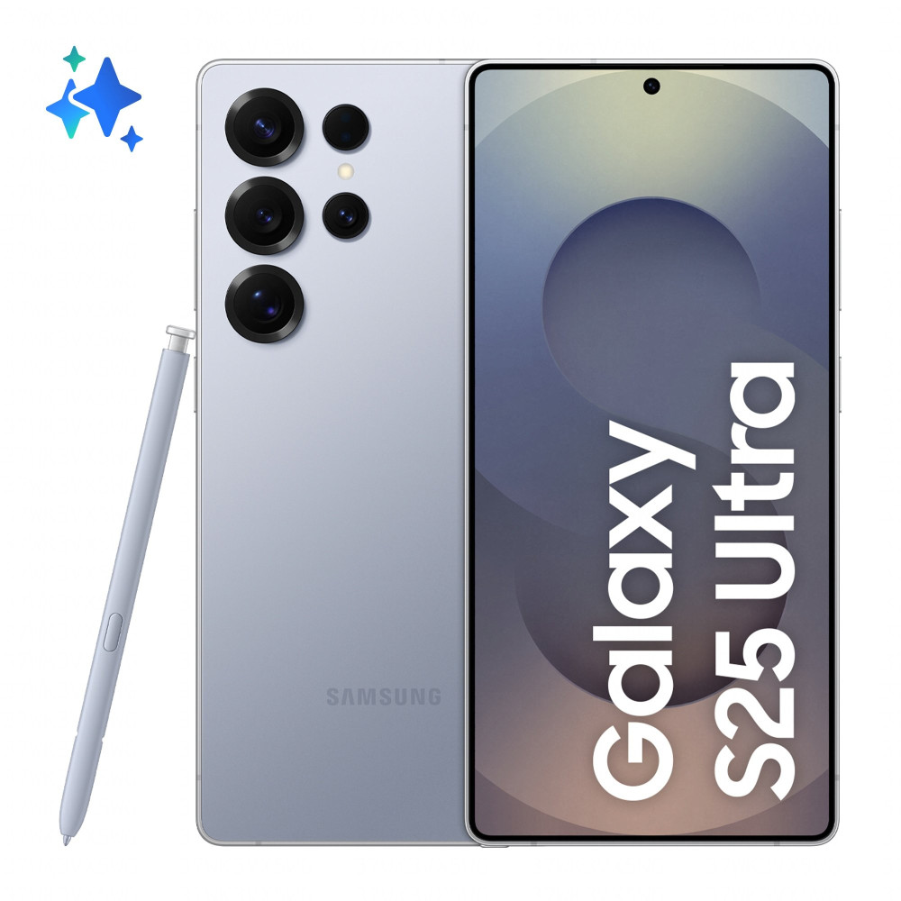 SAMSUNG S938 GALAXY S25 ULTRA 5G DUAL SIM Ai 6.9" OCTA CORE 256GB RAM 12GB 5G EUROPA TITANIUM SILVERBLUE