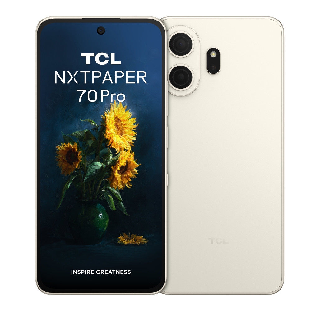 TCL 70 PRO NXTPAPER 5G DUAL SIM 6.9" OCTA CORE 512GB RAM 8GB 5G ITALIA NEBULA GOLD