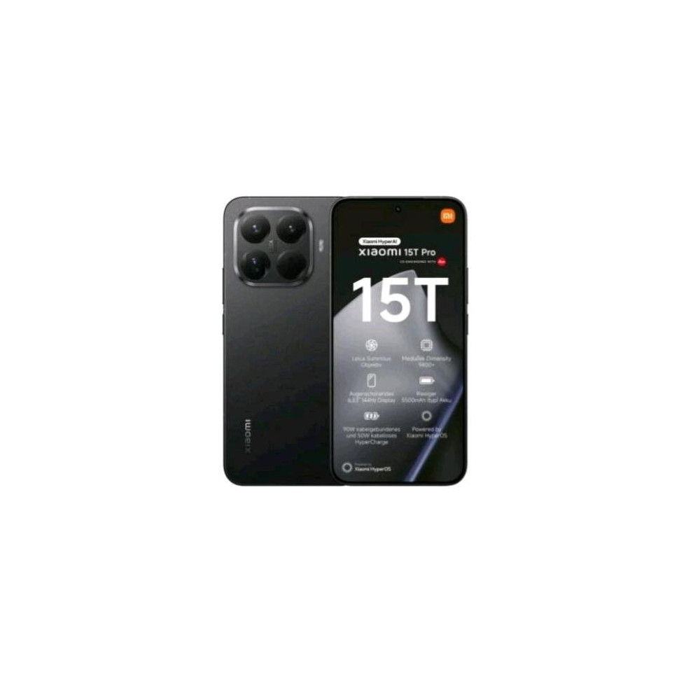 XIAOMI 15T PRO 5G DUAL SIM 6.83" OCTA CORE 1TB RAM 12GB 5G EUROPA BLACK