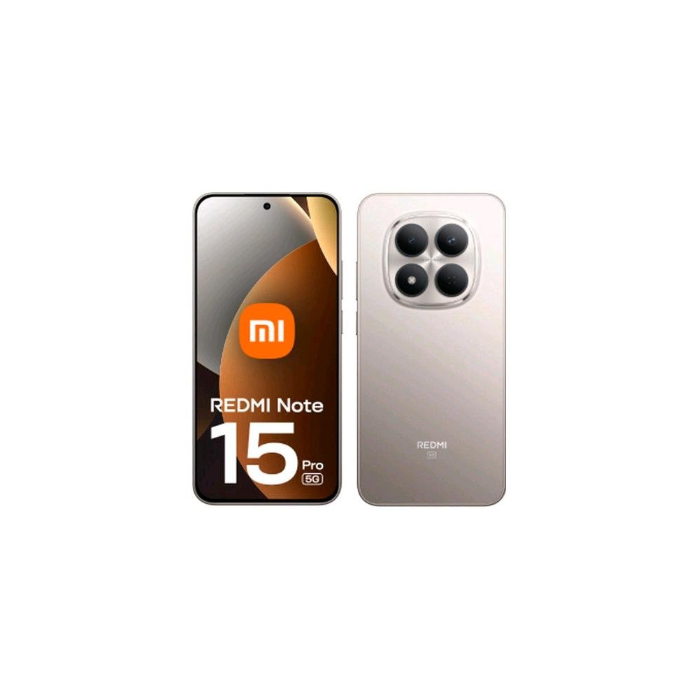 XIAOMI REDMi NOTE 15 PRO 5G DUAL SIM 6.83" OCTA CORE 256GB RAM 8GB 5G TIM TITANIUM COLOR