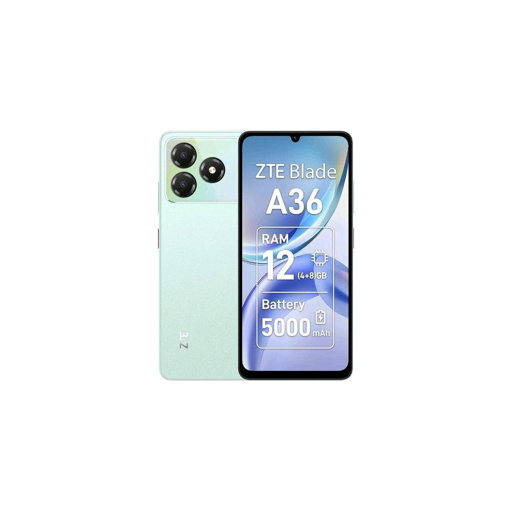 ZTE BLADE A36 DUAL SIM 6.75" OCTA CORE 64GB RAM 4GB 4G LTE EUROPA ACQUA GREEN