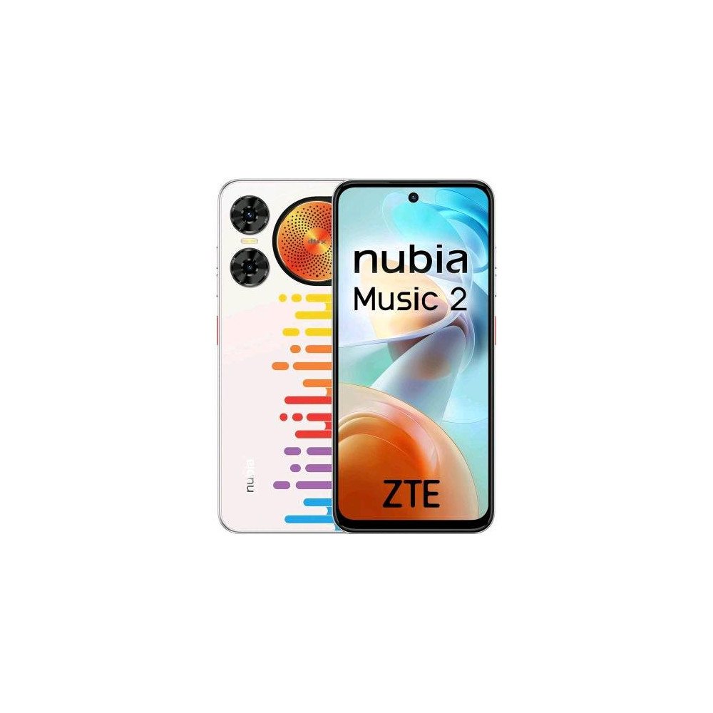 ZTE NUBIA MUSIC 2 MELODY WAVE DUAL SIM 6.7" OCTA CORE 128GB RAM 4GB 4G LTE SUONO SURROUND 2.1 LUCI LED EUROPA WHITE