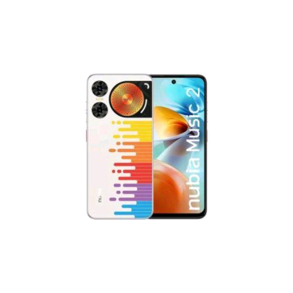 ZTE NUBIA MUSIC 2 MELODY WAVE DUAL SIM 6.7" OCTA CORE 128GB RAM 4GB 4G LTE SUONO SURROUND 2.1 LUCI LED ITALIA WHITE