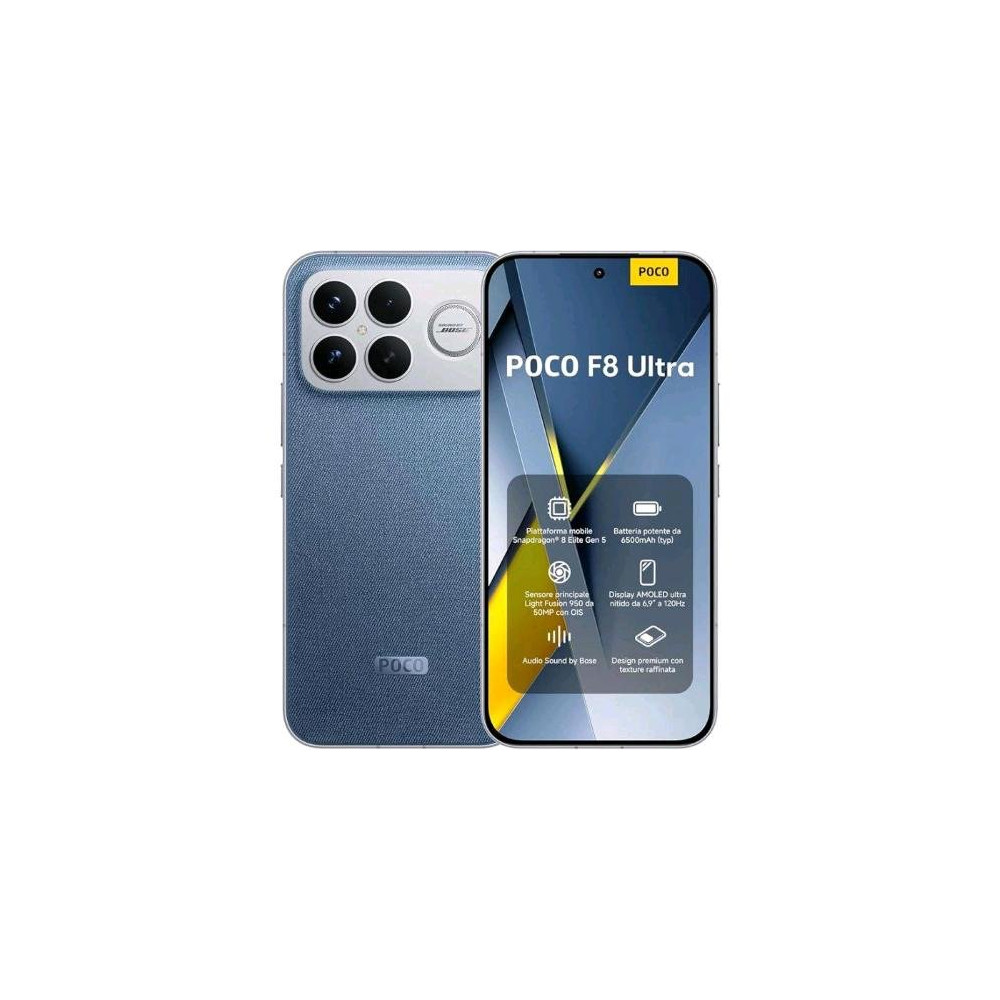 XIAOMI POCO F8 ULTRA 5G DUAL SIM 6.95" OCTA CORE 256GB RAM 12GB 5G EUROPA DENIM BLUE