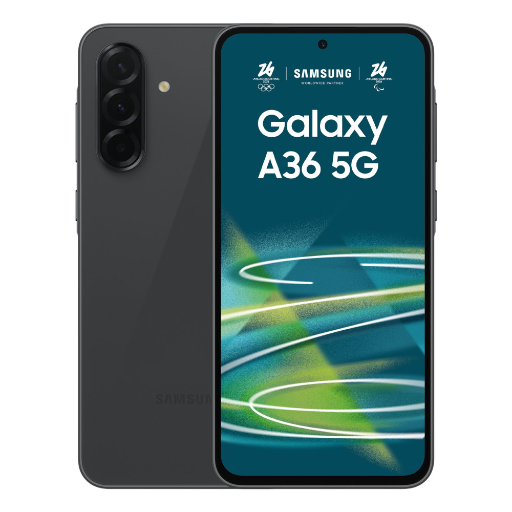 SAMSUNG A366 GALAXY A36 5G DUAL SIM 6.7" OCTA CORE 128GB RAM 6GB 5G ITALIA BLACK