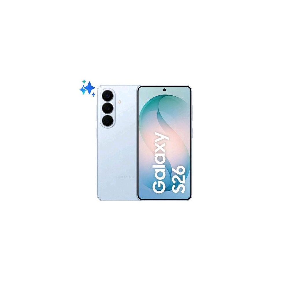 SAMSUNG S942 GALAXY S26 AI 5G DUAL SIM 6.3" OCTA CORE 512GB RAM 12GB 5G EUROPA SKY BLUE