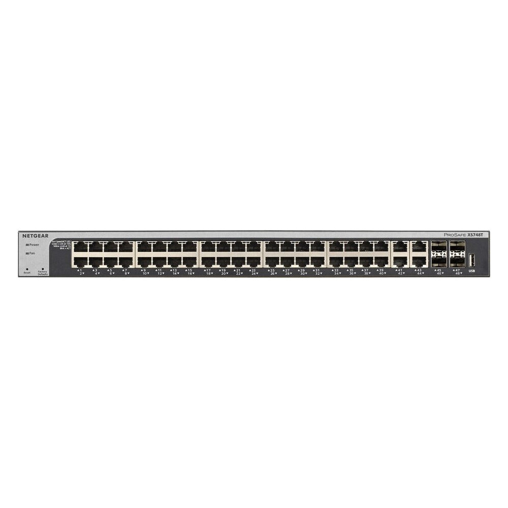 Netgear XS748T 44-Port 10-Gigabit Smart Pro Managed Pro Switch Netgear XS748T 44-Port 10-Gigabit Smart Pro Managed Pro Switch