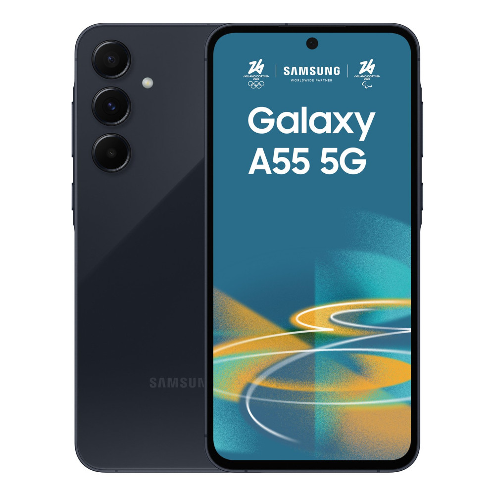 SAMSUNG A556 GALAXY A55 5G DUAL SIM 6.6" OCTA CORE 256GB RAM 8GB 5G ITALIA BLUE BLACK