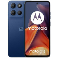 MOTOROLA MOTO G15 DUAL SIM 6.72" OCTA CORE 128GB RAM 8GB 4G LTE TIM BLUE