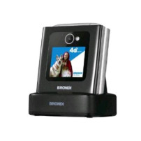 BRONDI AMICO TUO 4G DUAL SIM 2.4" SENIOR PHONE CLAMSHELL FLIP ATTIVO TASTI GRANDI RETROILLUMINATI TASTO SOS CONTROLLO REMOTO DOP