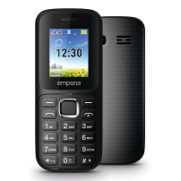 EMPORIA FN313 1.77" BAR PHONE TELECAMERA BLUETOOTH CALCOLATRICE SVEGLIA TORCIA BLACK