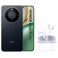 HONOR MAGIC 8 LITE 5G DUAL SIM 6.79" OCTA CORE 256GB RAM 8GB 5G TIM MIDNIGHT BLACK + HONOR BUDS X7 LITE AURICOLARI BLUETOOTH WHI