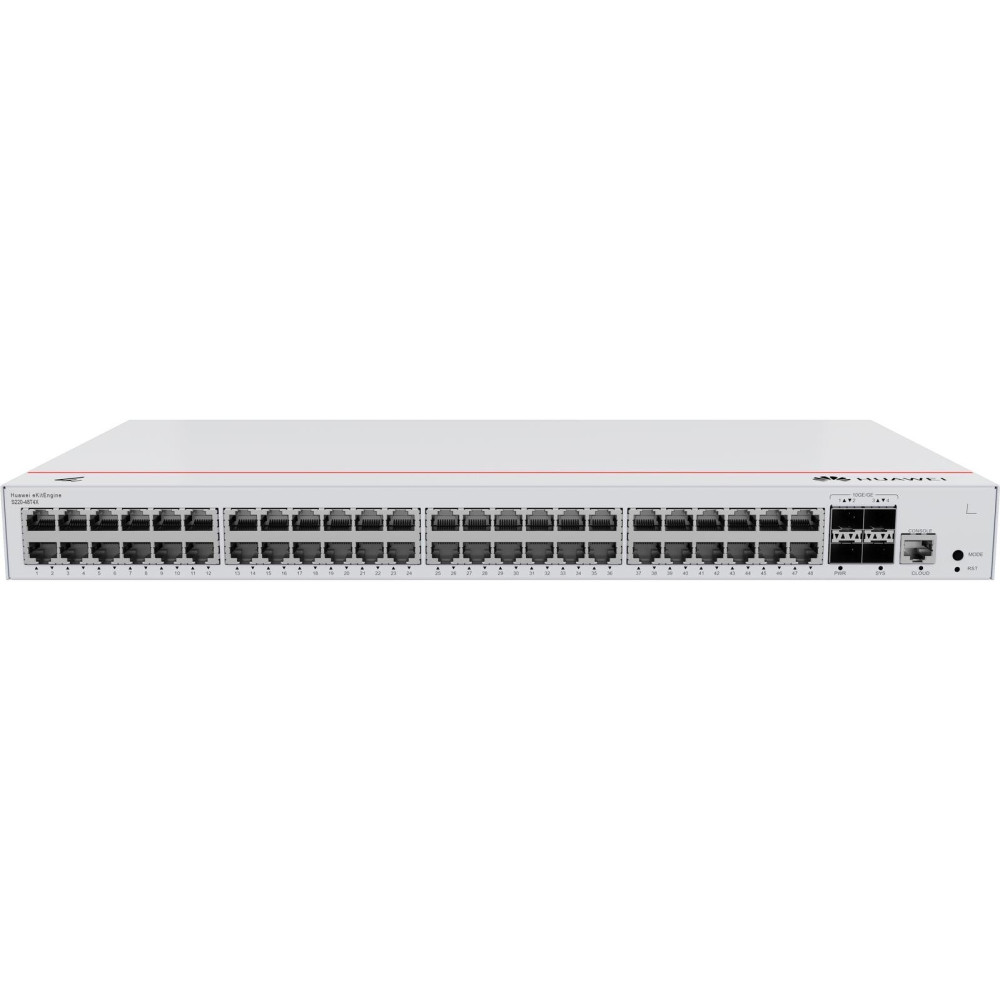 Huawei Ekit Switch S220-48T4X 24x 1GBE RJ45 + 4x 10GBE SFP gestito L2 Huawei Ekit Switch S220-48T4X 24x 1GBE RJ45 + 4x 10GBE SFP gestito L2