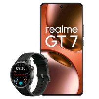REALME GT7 5G DUAL SIM 6.78" OCTA CORE 512GB RAM 12GB 5G ITALIA BLACK + WATCH S2