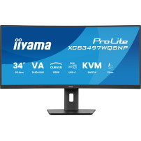 IIYAMA Prolite XCB3497WQSNP-B1 Monitoraggio curvo 86,7 cm (34 pollici)