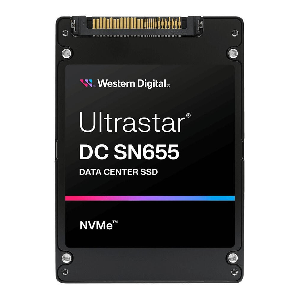 WD Ultrastar DC SN655 U.3 SSD - 61,4 TB, ISE