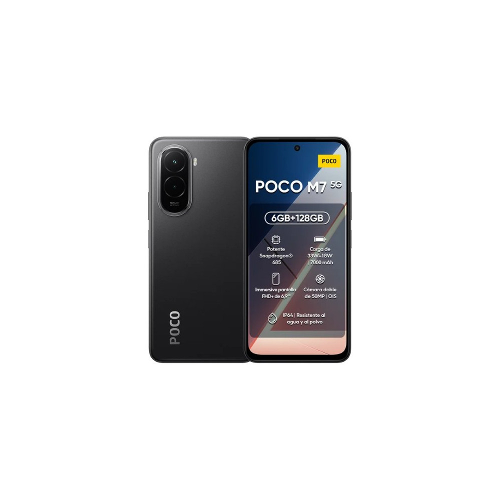 POCO M7 6+128GB 6.9" BLACK EUROPA