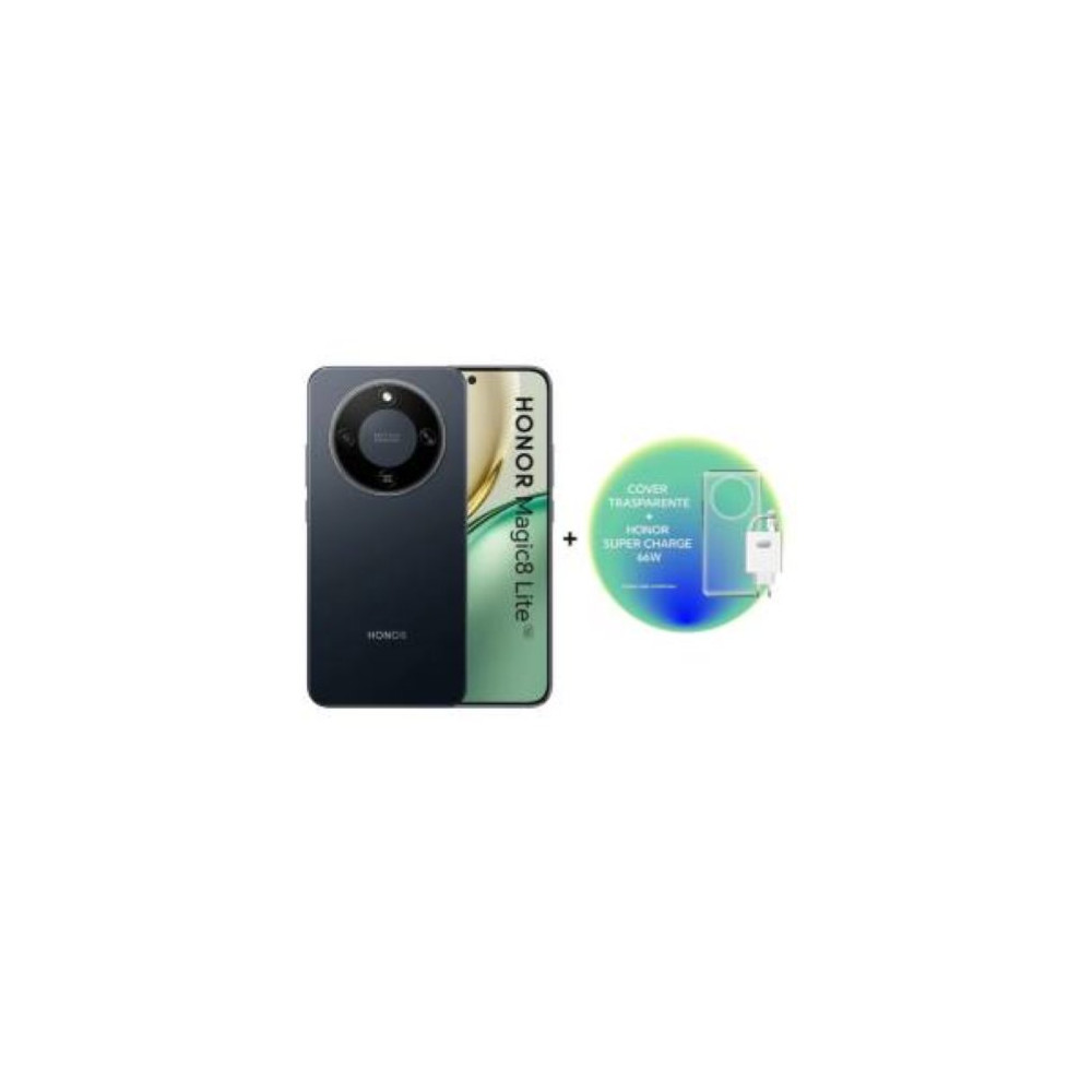 HONOR MAGIC 8 LITE 5G 8+512GB 6.79" BLACK + CHARGER + TPU CASE ITALIA