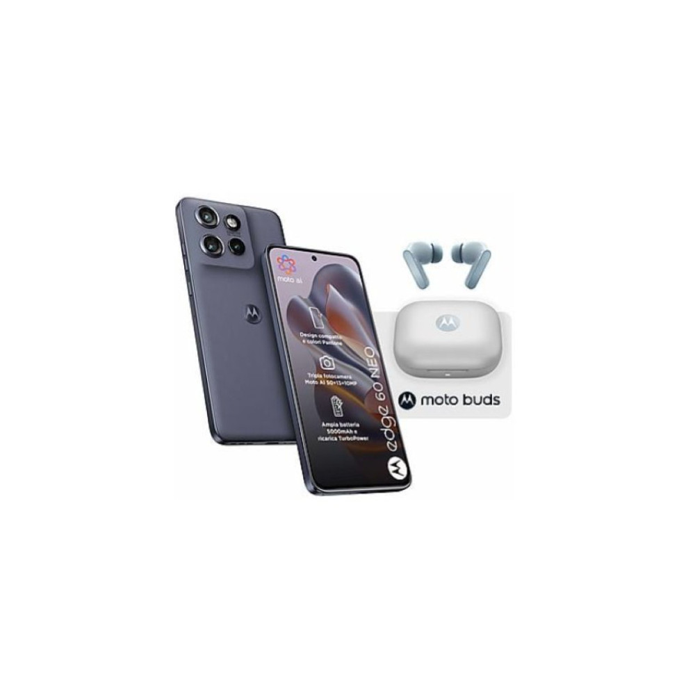 MOTOROLA EDGE 60 NEO 5G 8+256GB 6.36" PANT GRISAILLE + MOTO BUDS ITALIA
