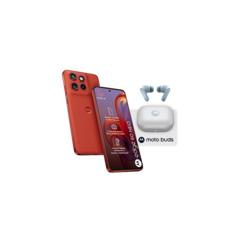 MOTOROLA EDGE 60 NEO 5G 8+256GB 6.36" PANT.POINCIANA + MOTO BUDS ITALIA