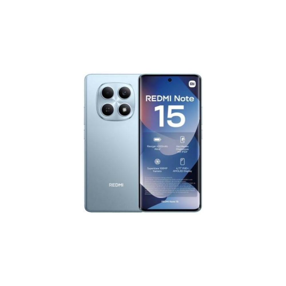 XIAOMI REDMI NOTE 15 6+128GB 6.77" GLACIER BLUE EUROPA
