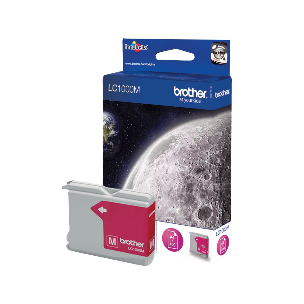 Brother LC1000M cartuccia d'inchiostro 1 pz Originale Magenta Brother LC1000M cartuccia d'inchiostro 1 pz Originale Magenta