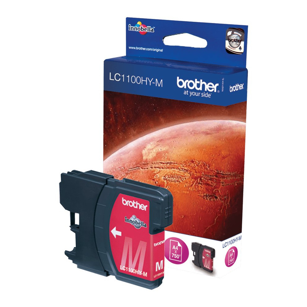 Brother LC1100HYM cartuccia d'inchiostro 1 pz Originale Resa elevata (XL) Magenta Brother LC1100HYM cartuccia d'inchiostro 1 pz Originale Resa elevata (XL) Magenta