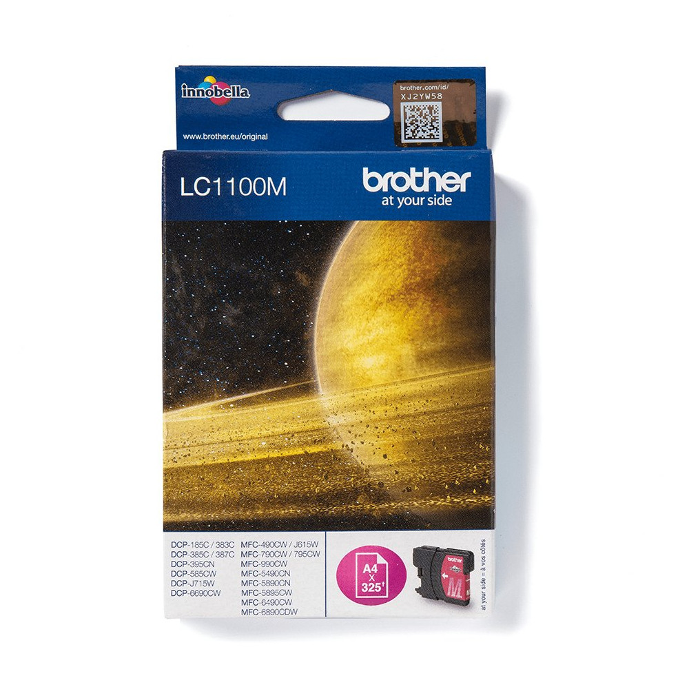 Brother LC1100M cartuccia d'inchiostro 1 pz Originale Magenta Brother LC1100M cartuccia d'inchiostro 1 pz Originale Magenta