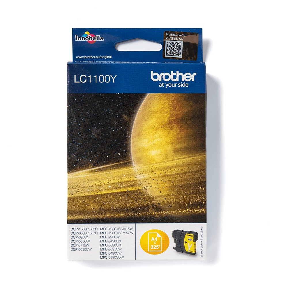Brother LC1100Y cartuccia d'inchiostro 1 pz Originale Giallo Brother LC1100Y cartuccia d'inchiostro 1 pz Originale Giallo