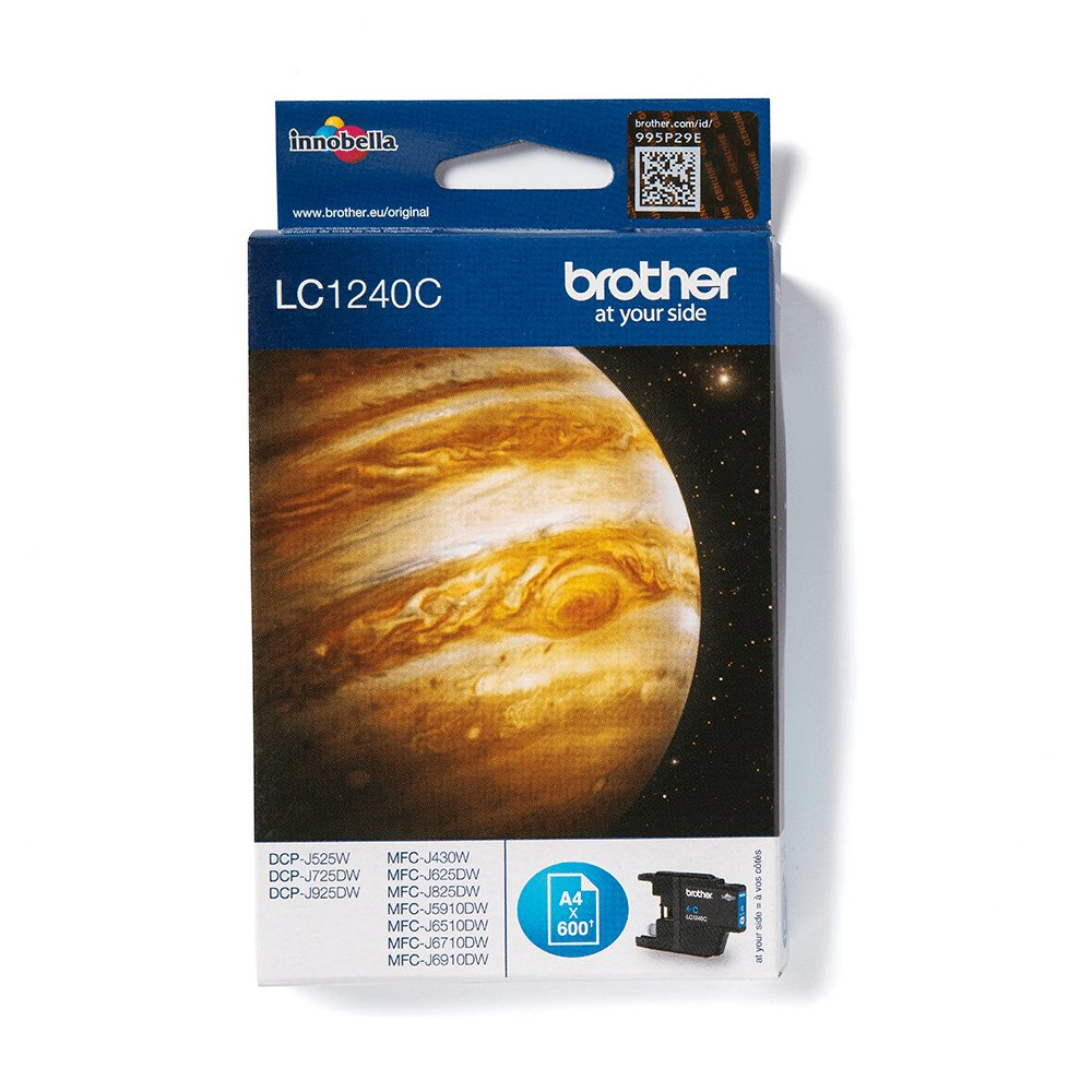 Brother LC1240C cartuccia d'inchiostro 1 pz Originale Ciano Brother LC1240C cartuccia d'inchiostro 1 pz Originale Ciano