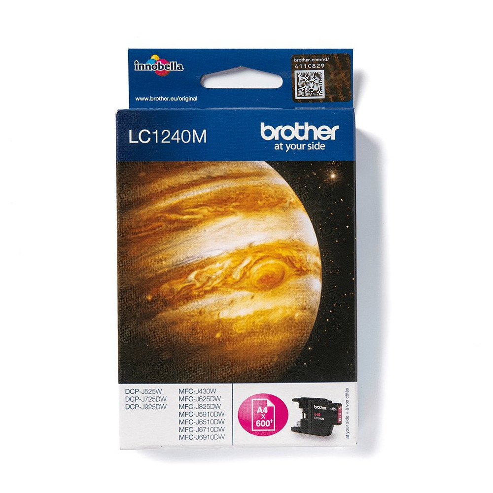 Brother LC1240M cartuccia d'inchiostro 1 pz Originale Magenta Brother LC1240M cartuccia d'inchiostro 1 pz Originale Magenta