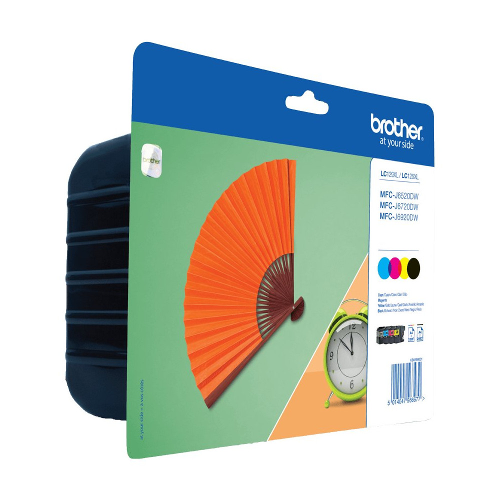 Brother LC129XLVALBPDR cartuccia d'inchiostro 1 pz Originale Nero, Ciano, Magenta, Giallo Brother LC129XLVALBPDR cartuccia d'inchiostro 1 pz Originale Nero, Ciano, Magenta, Giallo