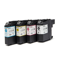 Brother LC223VALBPDR cartuccia d'inchiostro 4 pz Originale Nero, Ciano, Magenta, Giallo