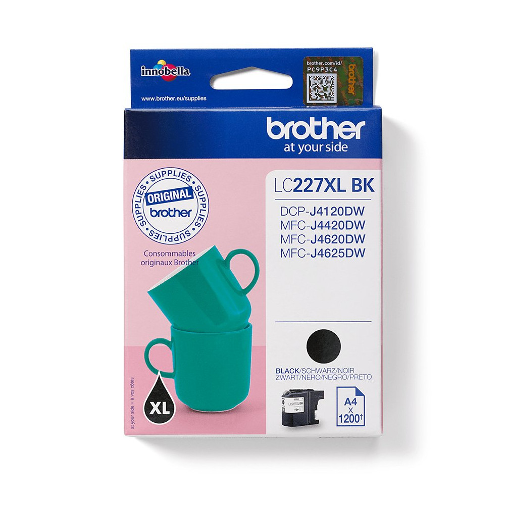 Brother LC227XLBK cartuccia d'inchiostro 1 pz Originale Nero Brother LC227XLBK cartuccia d'inchiostro 1 pz Originale Nero