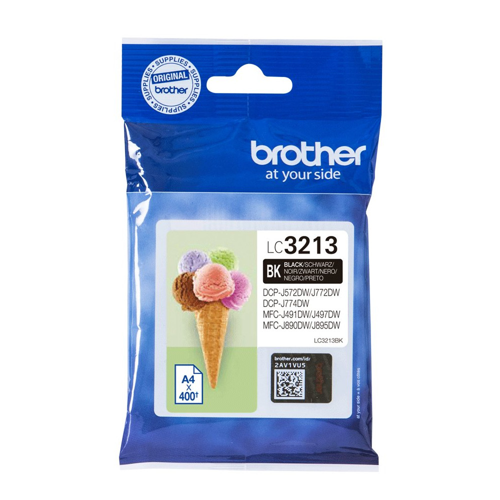 Brother LC3213BK cartuccia d'inchiostro 1 pz Originale Nero Brother LC3213BK cartuccia d'inchiostro 1 pz Originale Nero