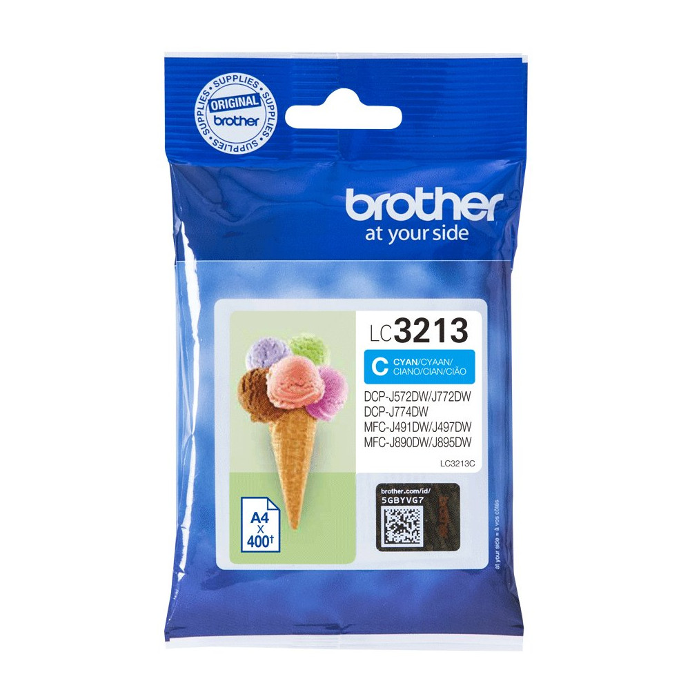 Brother LC3213C cartuccia d'inchiostro 1 pz Originale Ciano Brother LC3213C cartuccia d'inchiostro 1 pz Originale Ciano