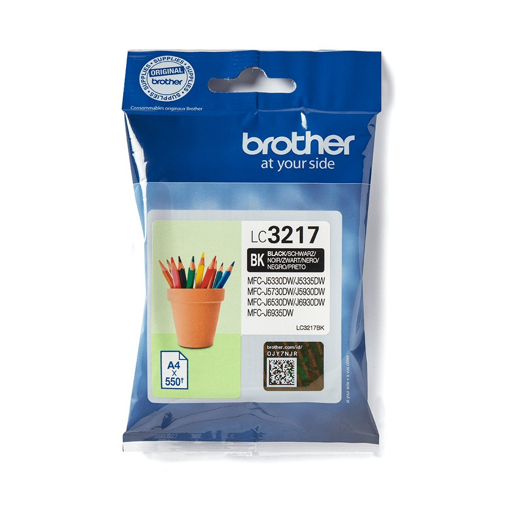 Brother LC3217BK cartuccia d'inchiostro 1 pz Originale Nero Brother LC3217BK cartuccia d'inchiostro 1 pz Originale Nero