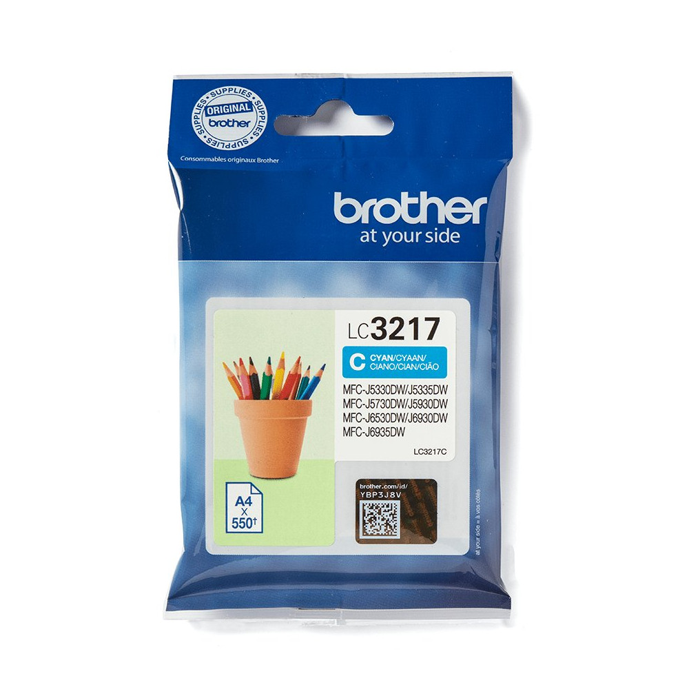 Brother LC3217C cartuccia d'inchiostro 1 pz Originale Ciano Brother LC3217C cartuccia d'inchiostro 1 pz Originale Ciano