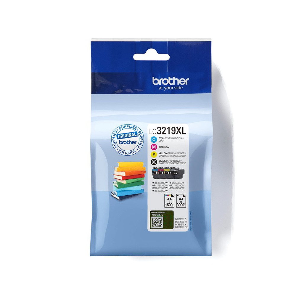Brother LC3219XLVAL cartuccia toner 4 pz Originale Nero, Ciano, Magenta, Giallo Brother LC3219XLVAL cartuccia toner 4 pz Originale Nero, Ciano, Magenta, Giallo