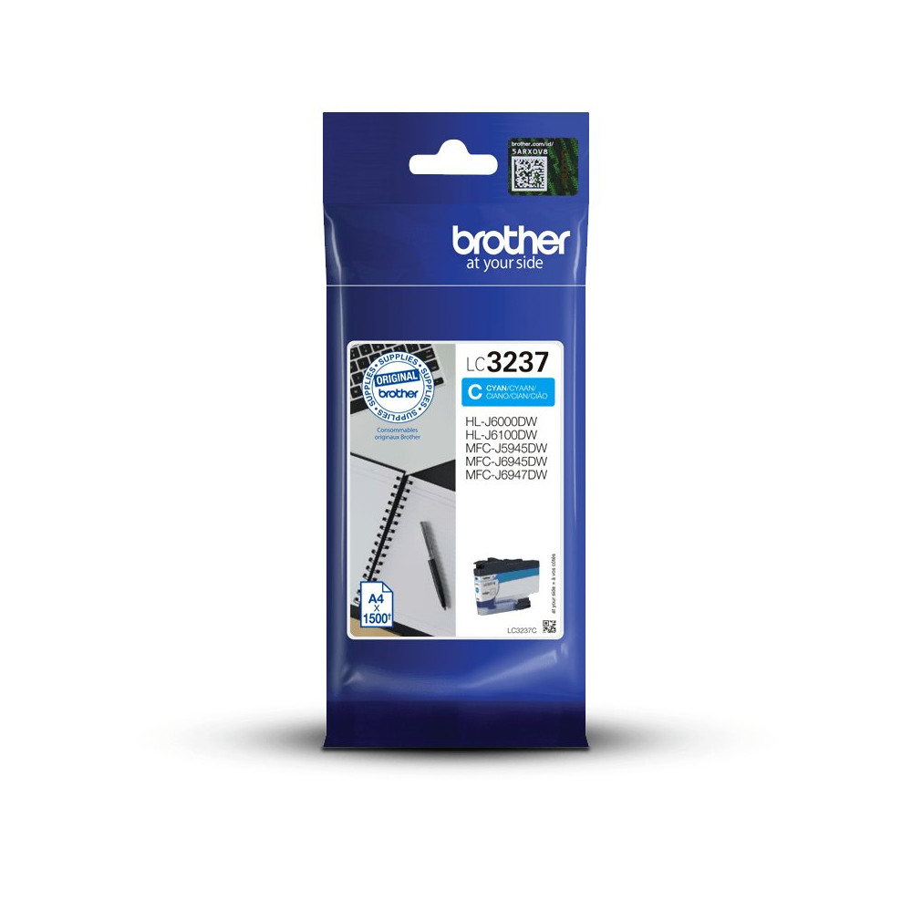 Brother LC3237C cartuccia d'inchiostro 1 pz Originale Ciano Brother LC3237C cartuccia d'inchiostro 1 pz Originale Ciano