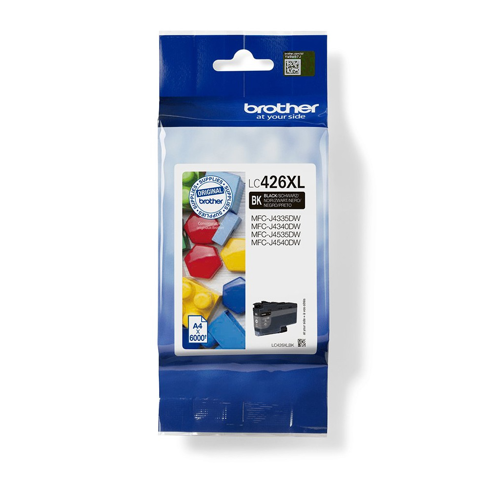 Brother LC426XLBK cartuccia d'inchiostro 1 pz Originale Nero Brother LC426XLBK cartuccia d'inchiostro 1 pz Originale Nero