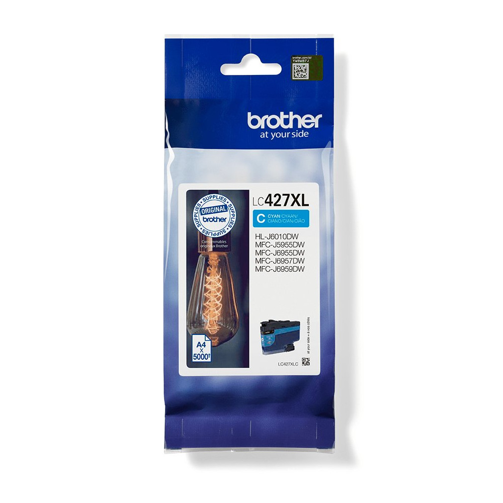 Brother LC427XLC cartuccia d'inchiostro 1 pz Originale Ciano Brother LC427XLC cartuccia d'inchiostro 1 pz Originale Ciano