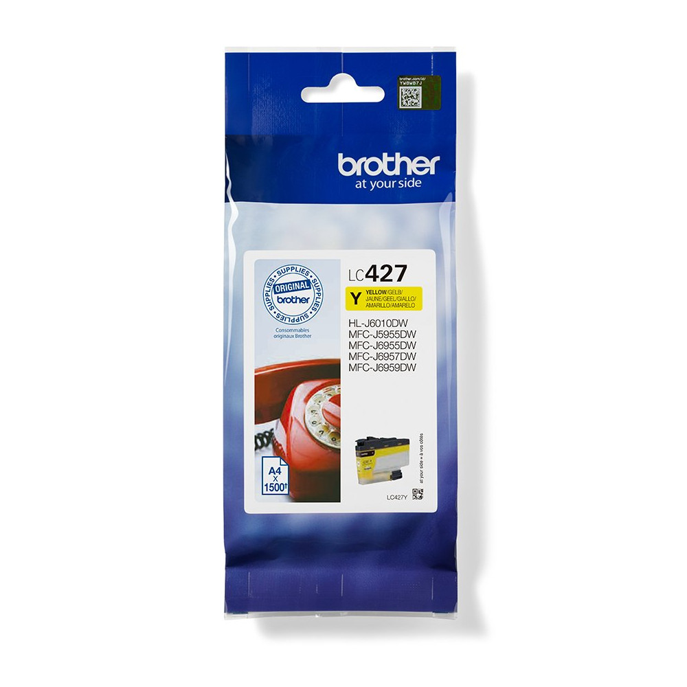 Brother LC427Y cartuccia d'inchiostro 1 pz Originale Giallo Brother LC427Y cartuccia d'inchiostro 1 pz Originale Giallo