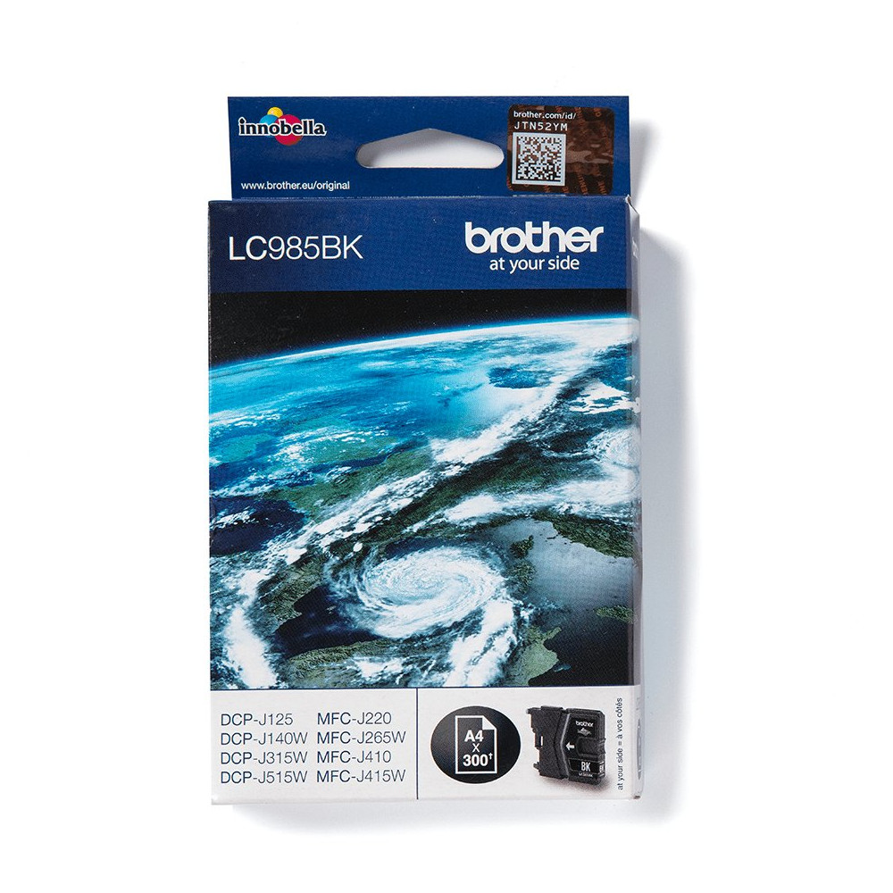 Brother LC985BK cartuccia d'inchiostro 1 pz Originale Nero Brother LC985BK cartuccia d'inchiostro 1 pz Originale Nero