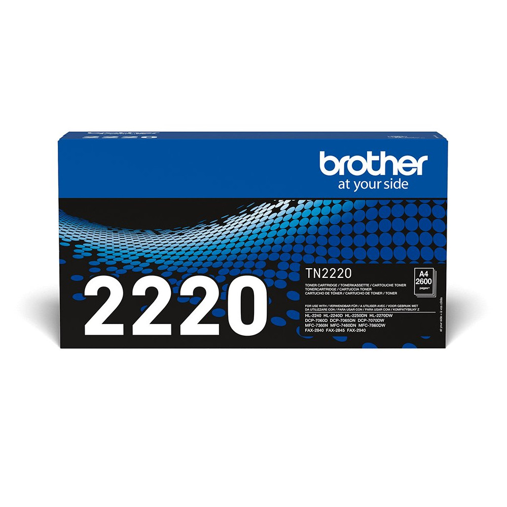 Brother TN-2220 cartuccia toner 1 pz Originale Nero Brother TN-2220 cartuccia toner 1 pz Originale Nero