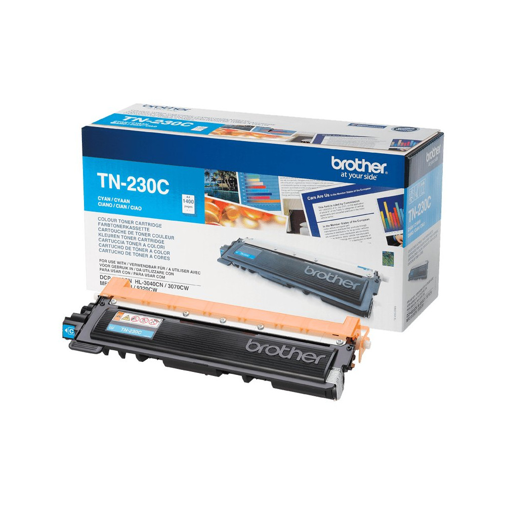 Brother TN-230C cartuccia toner 1 pz Originale Ciano Brother TN-230C cartuccia toner 1 pz Originale Ciano