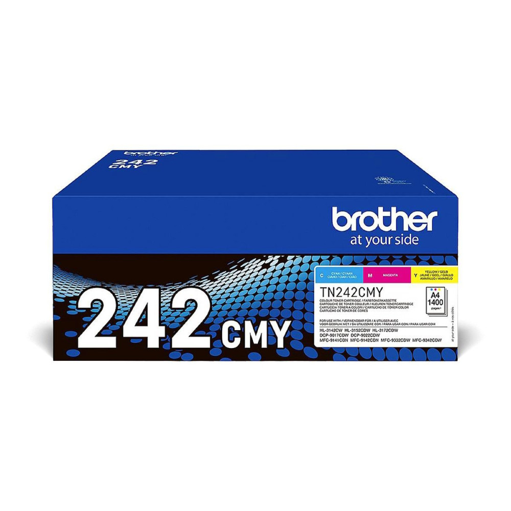 Brother TN-242CMY cartuccia toner 1 pz Originale Ciano, Magenta, Giallo Brother TN-242CMY cartuccia toner 1 pz Originale Ciano, Magenta, Giallo
