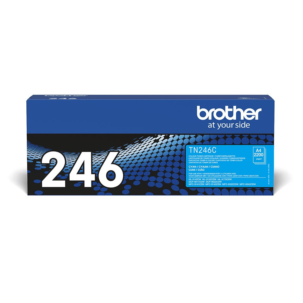 Brother TN-246C cartuccia toner 1 pz Originale Ciano Brother TN-246C cartuccia toner 1 pz Originale Ciano