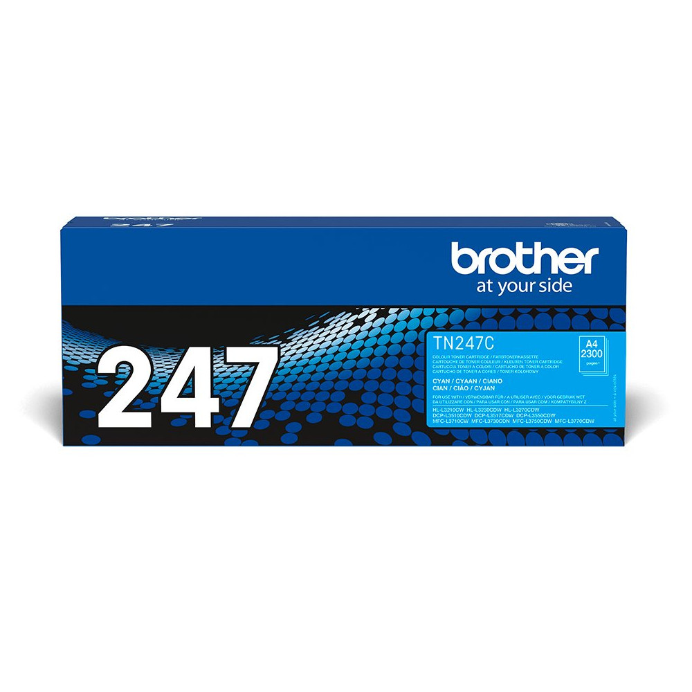 Brother TN-247C cartuccia toner 1 pz Originale Ciano Brother TN-247C cartuccia toner 1 pz Originale Ciano